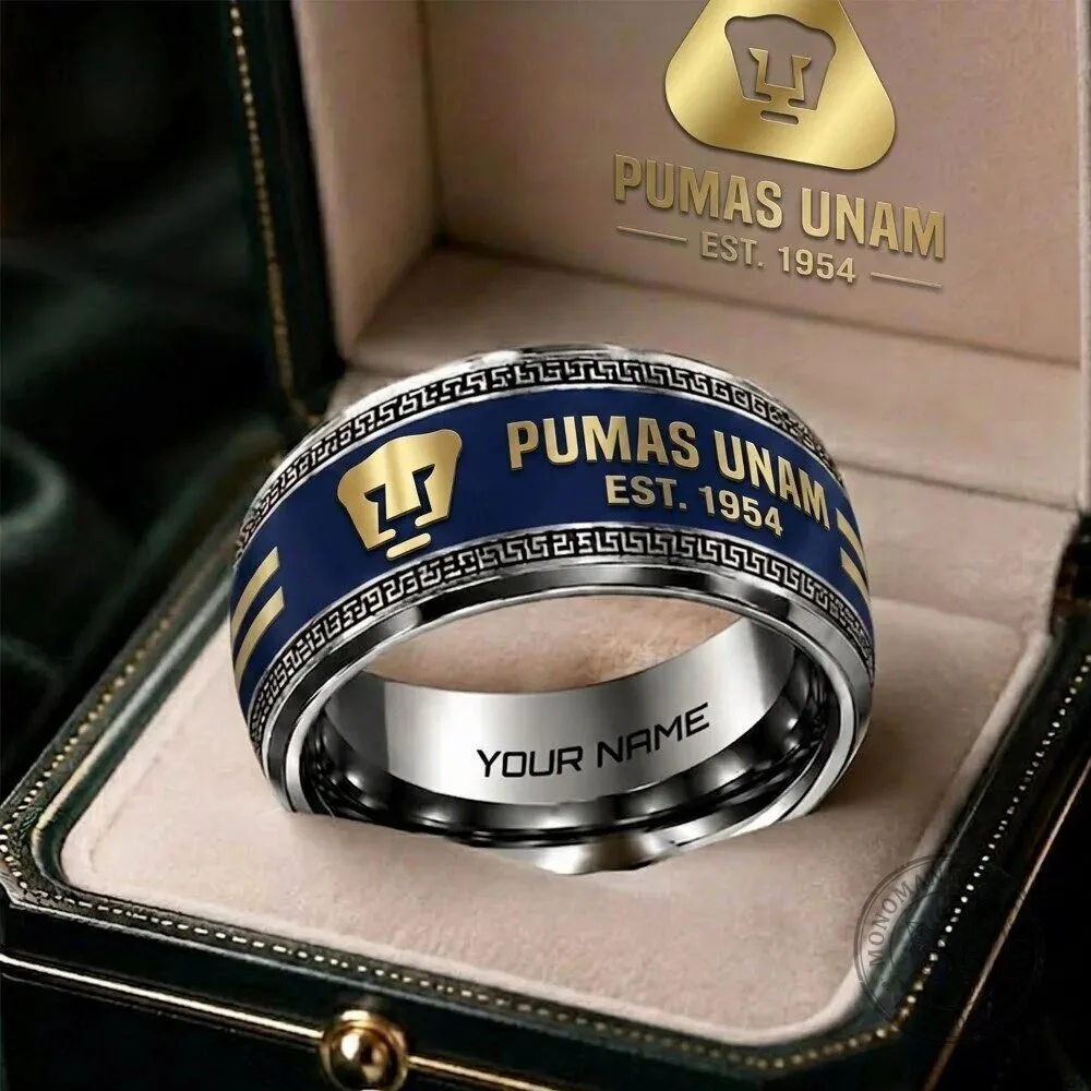 Pumas UNAM Liga MX Football Club Personalized Ring