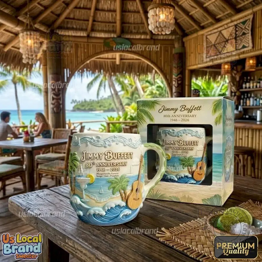 Jimmy Buffett 80th Anniversary Margaritaville Forever Coffee Mug