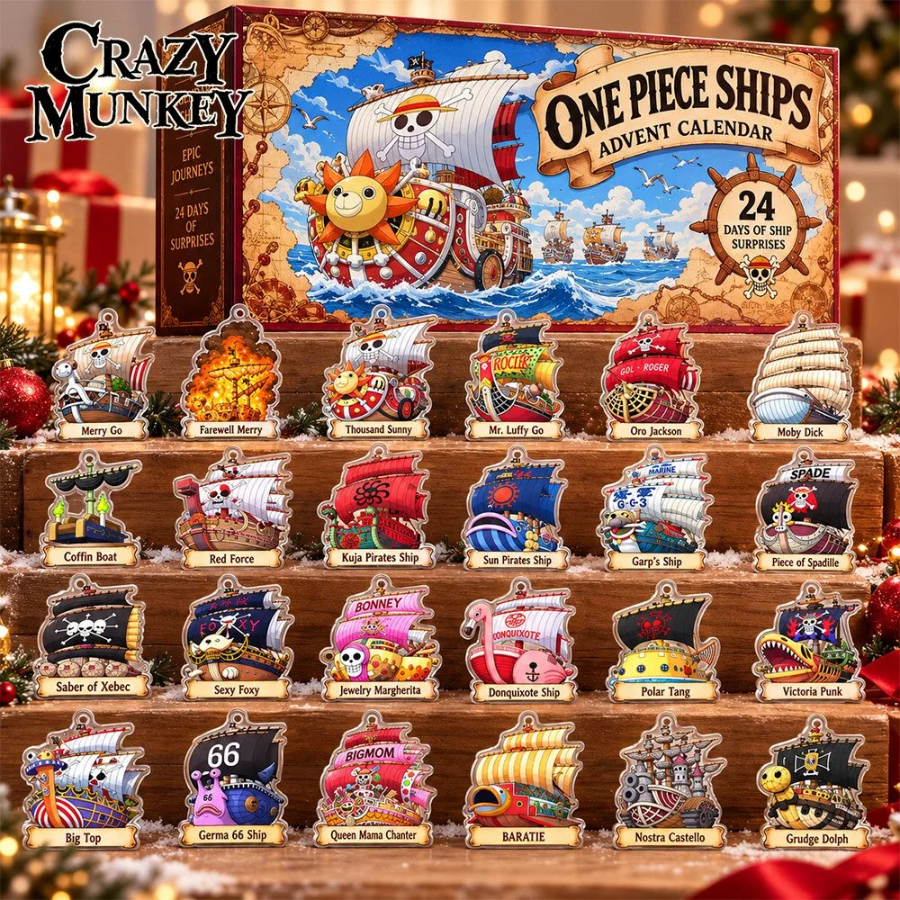 One Piece Pirate Ships Acrylic Concept Fan Advent Calendar | Collectibles