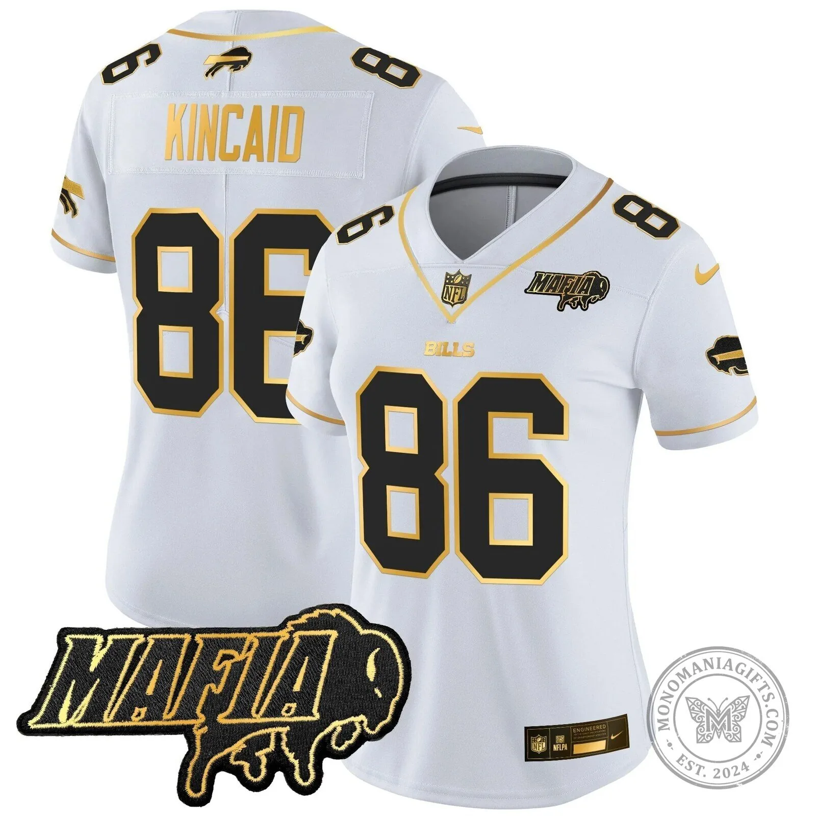 Limited Black Gold Vapor Football Jersey for Josh Allen of the Buffalo Bills Mafia 37 Limited Black Gold Vapor Football Jersey for Josh Allen of the Buffalo Bills Mafia
