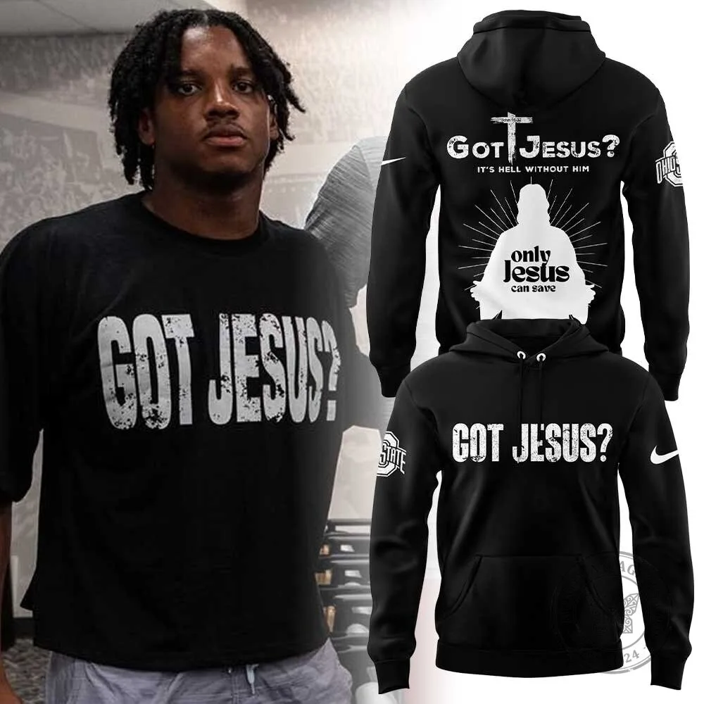 Got Jesus? Ohio State Football Black Hoodie 5 Got Jesus? Ohio State Football Black Hoodie