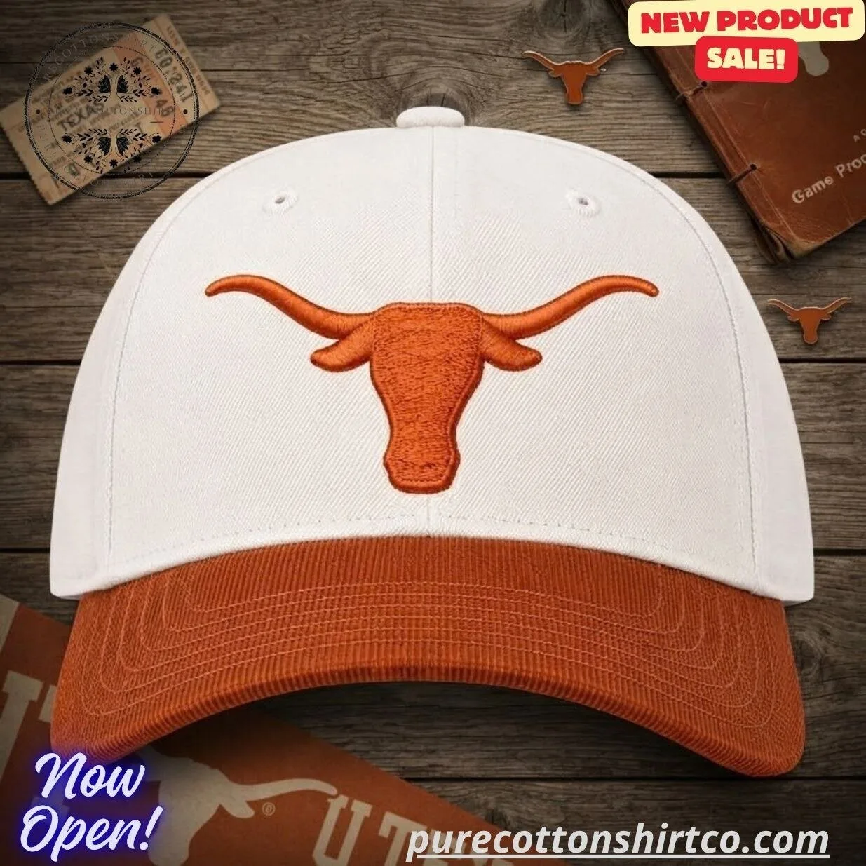Glen Powell Texas Longhorns Logo Cap Hat 6 Glen Powell Texas Longhorns Logo Cap Hat
