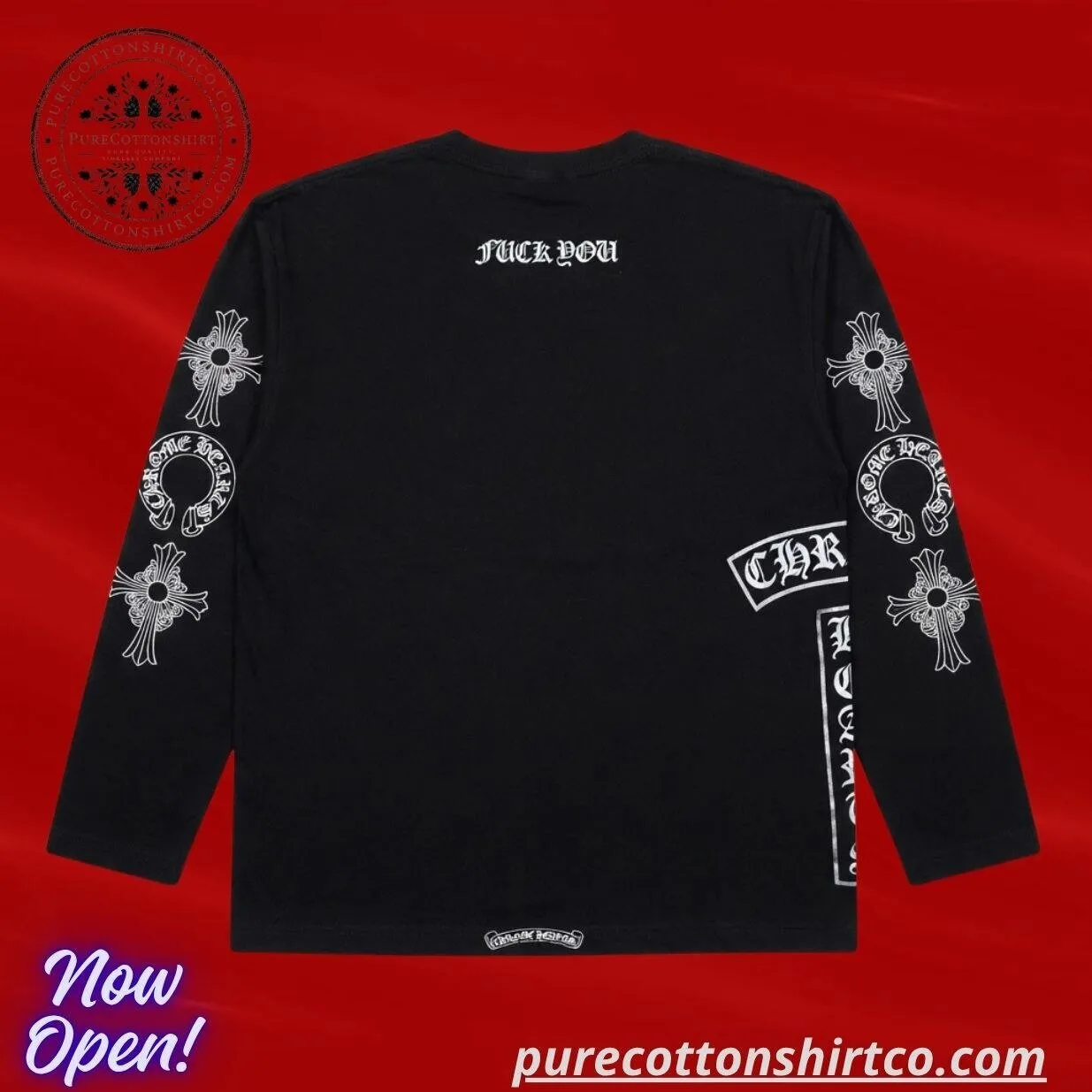 BTS JUNGKOOK Chrome Hearts Vintage OG Soap & Water Long Sleeve Shirt - 6 BTS JUNGKOOK Chrome Hearts Vintage OG Soap & Water Long Sleeve Shirt -