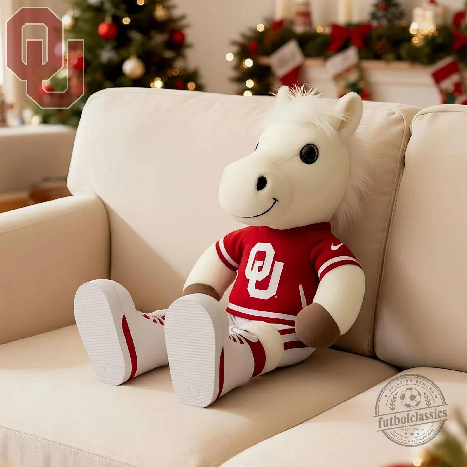 Oklahoma Sooners Mascot Plush Stuffed Animal Toy