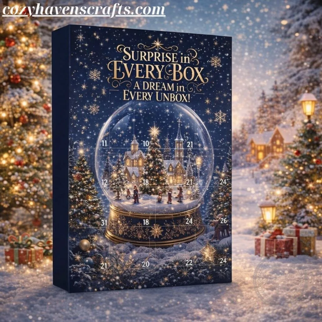 Magical Snow Globe Christmas Advent Calendar 2026 – 24 Days Clear Bauble Ornaments Gift Box 4 Magical Snow Globe Christmas Advent Calendar 2026 – 24 Days Clear Bauble Ornaments Gift Box