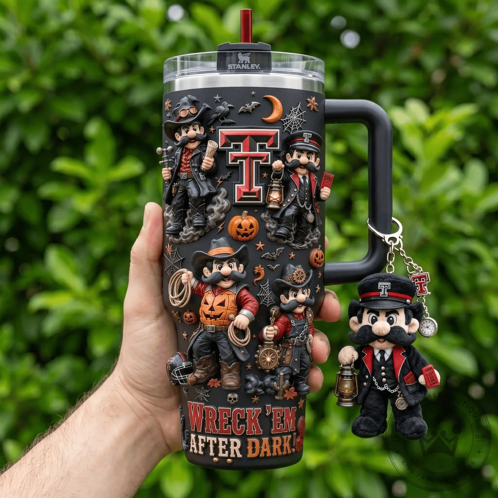 Stanley Tumbler for Halloween: Texas Tech University's Wreck 'Em After Dark Edition 8 Stanley Tumbler for Halloween: Texas Tech University