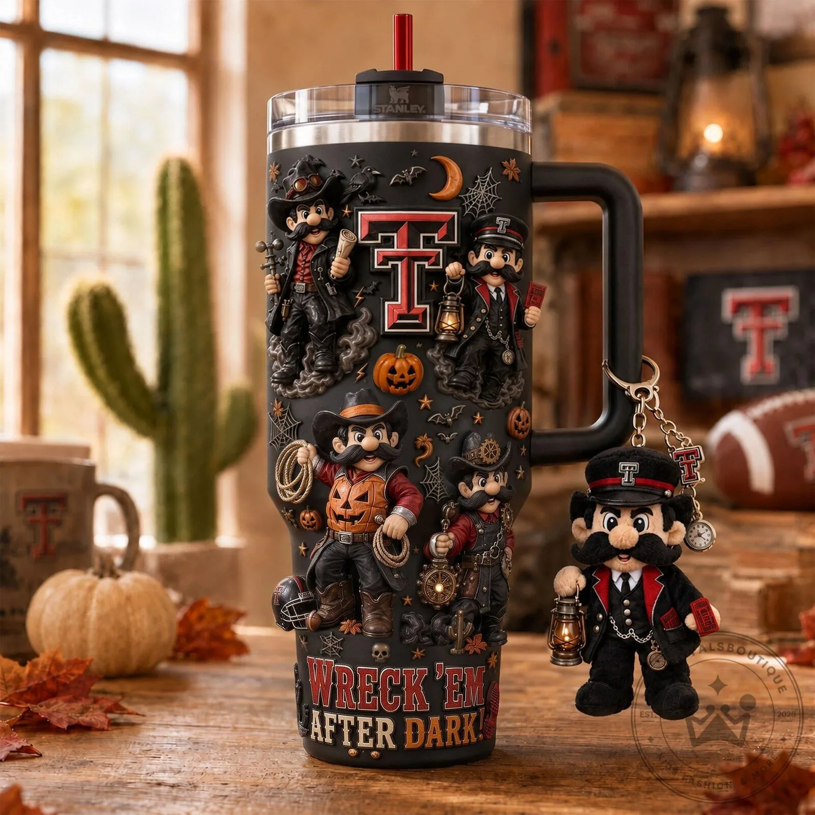 Stanley Tumbler for Halloween: Texas Tech University's Wreck 'Em After Dark Edition 9 Stanley Tumbler for Halloween: Texas Tech University