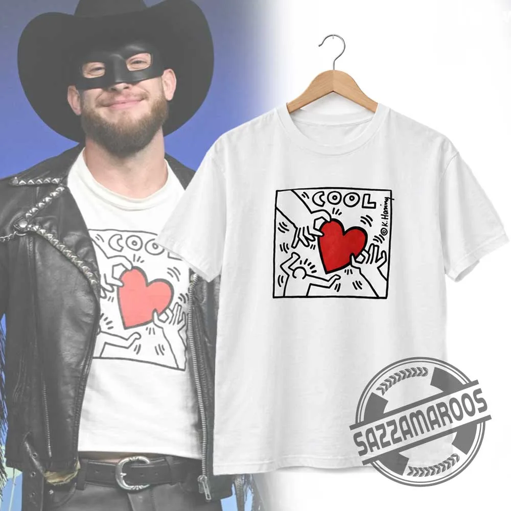 Orville Peck Wearing Vintage Keith Haring Stay Cool Heart Shirt at VMAs 2026