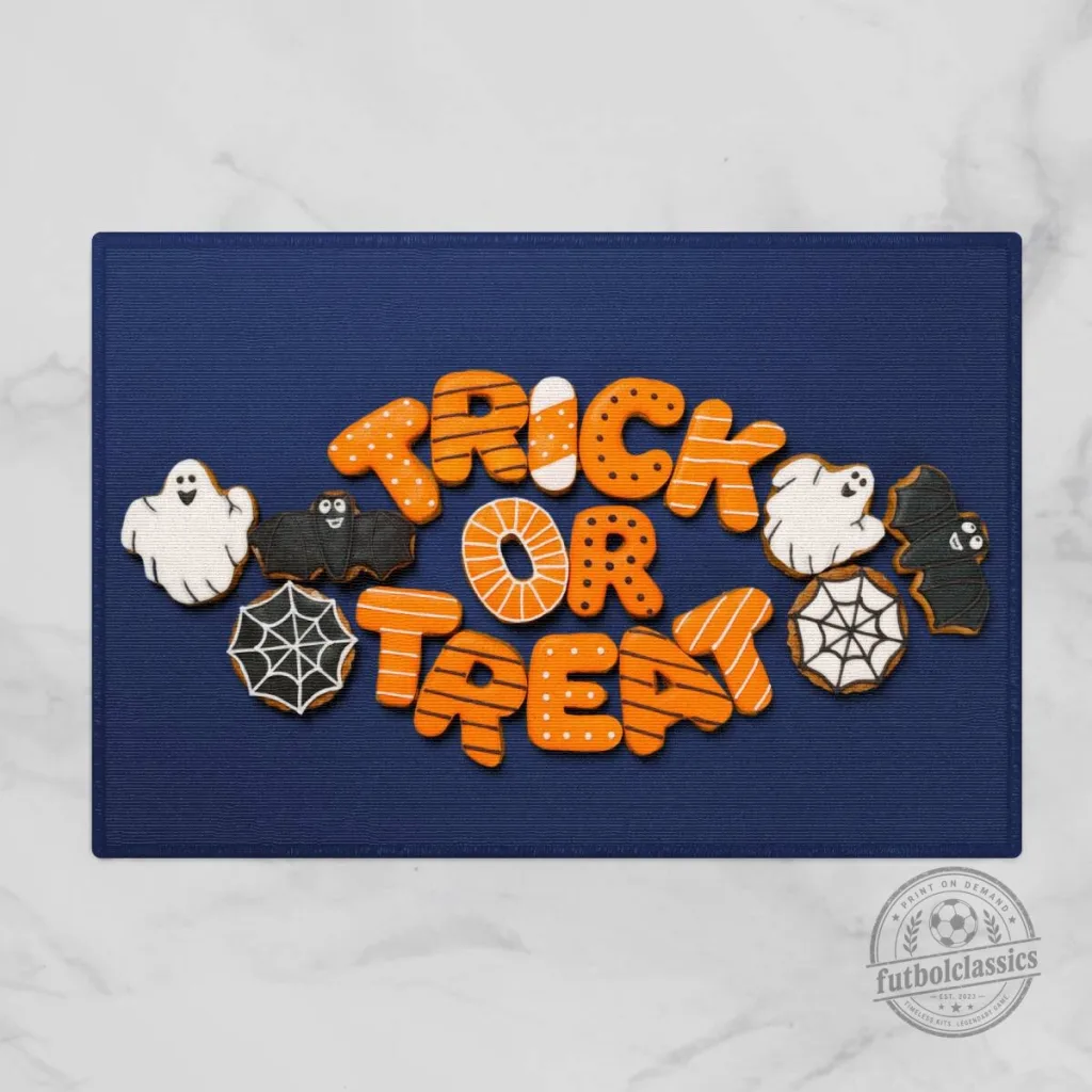 Trick or Treat Halloween Cookie Doormat Trick or Treat Halloween Cookie Doormat