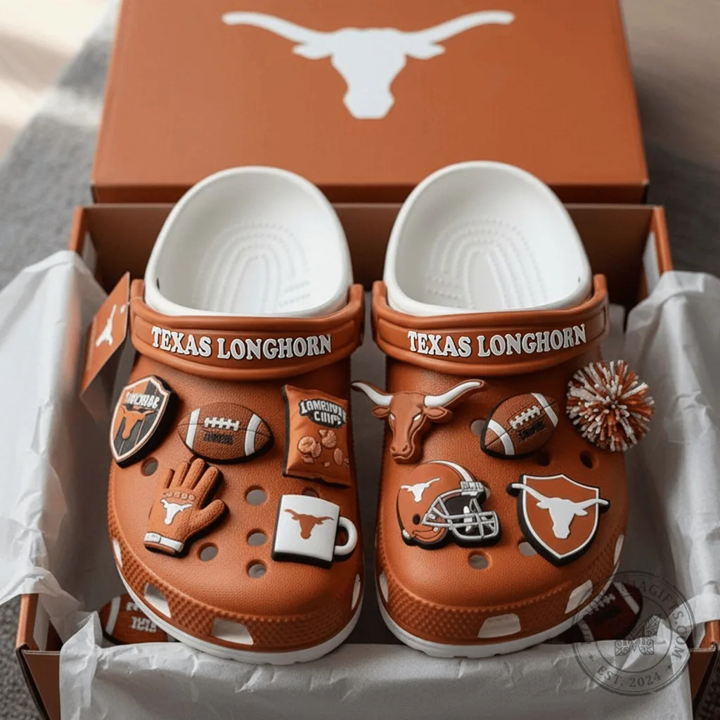 Texas Longhorns Football Team Fan Clogs 21 Texas Longhorns Football Team Fan Clogs