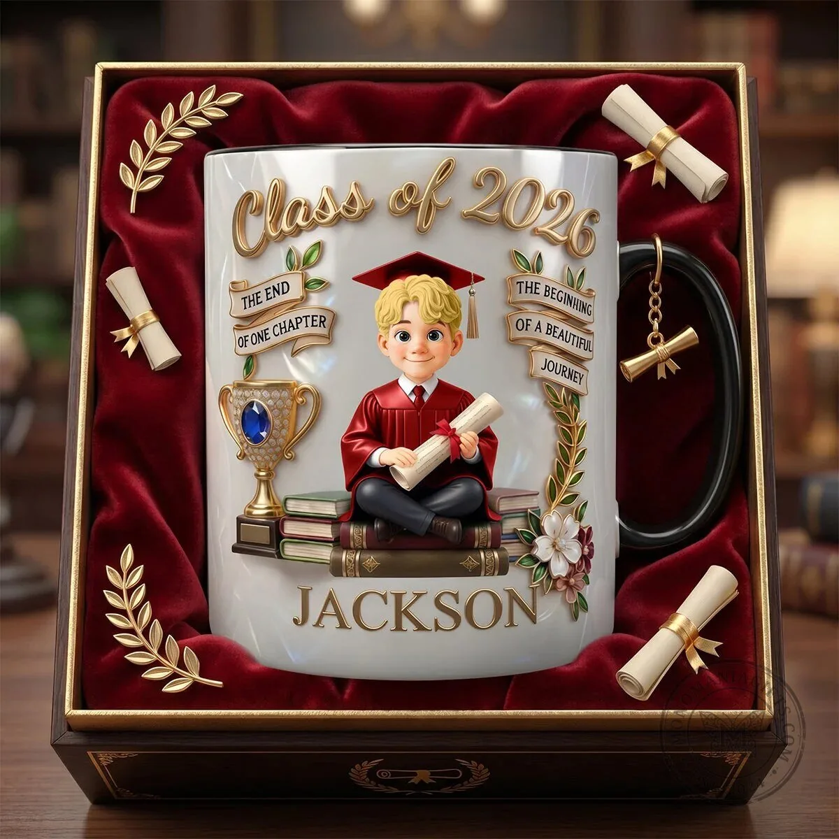Class of 2026 Personalized Graduation Mug with Custom Name