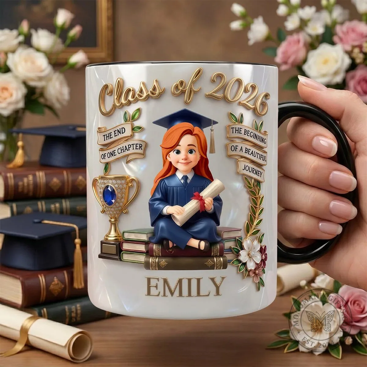 Class of 2026 Personalized Graduation Mug with Custom Name 4 Class of 2026 Personalized Graduation Mug with Custom Name