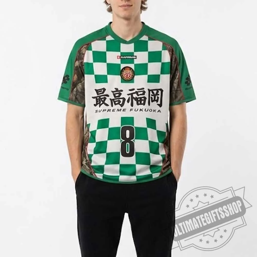 Supreme Fukuoka Checkered Real Tree Camo Soccer Jersey 5 Supreme Fukuoka Checkered Real Tree Camo Soccer Jersey