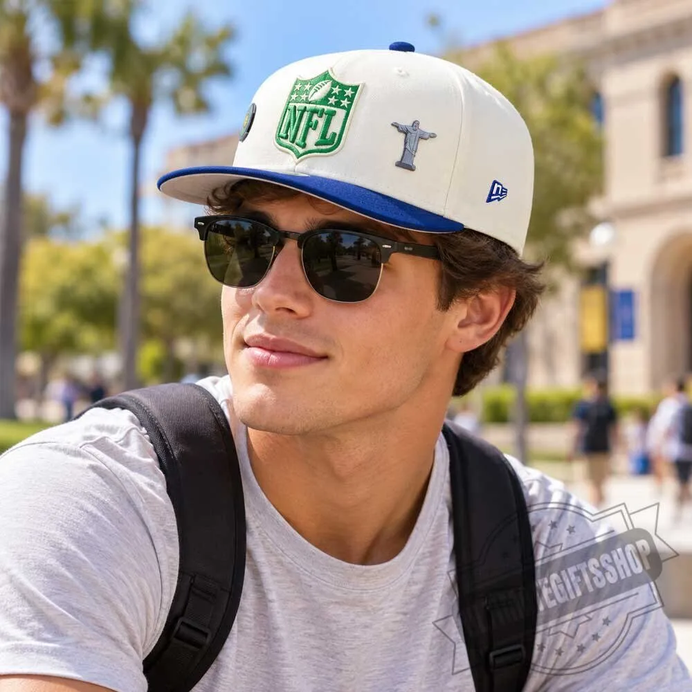Dak Prescott Boné New Era NFL Brasil Game 2026 Logo Snapback Hat 5 Dak Prescott Boné New Era NFL Brasil Game 2026 Logo Snapback Hat