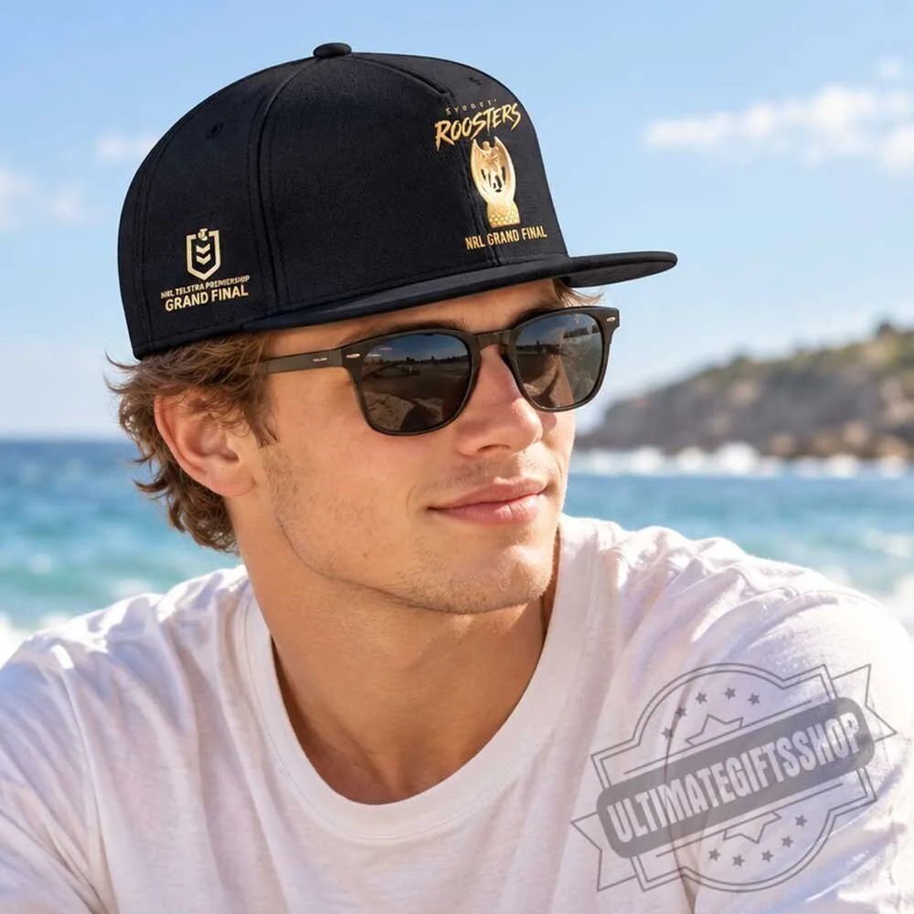 Sydney Roosters NRL Grand Final Snapback Hat 5 Sydney Roosters NRL Grand Final Snapback Hat