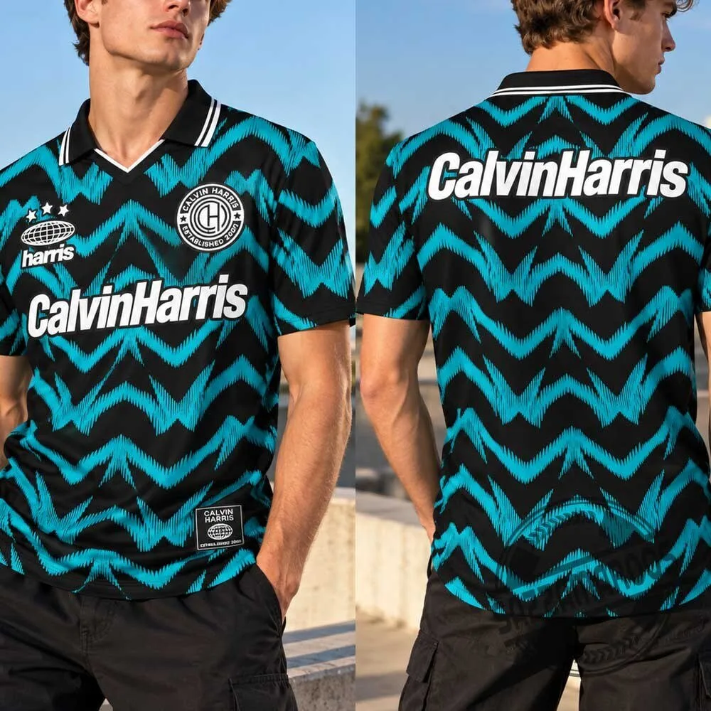 Calvin Harris Australia Tour 2027 Cyan Black Soccer Jersey Shirt 5 Calvin Harris Australia Tour 2027 Cyan Black Soccer Jersey Shirt