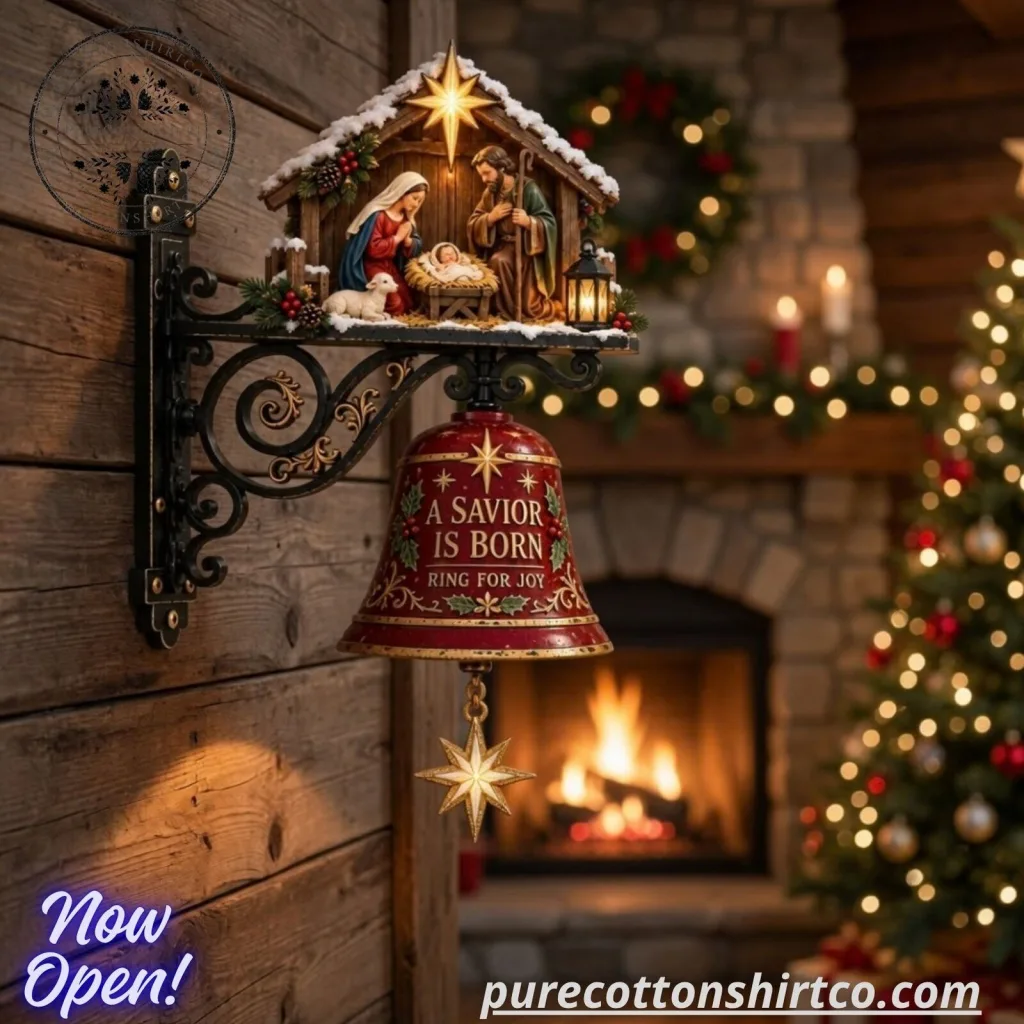 ✨ Jesus Nativity Christmas Door Bell - Welcome Christmas With The Story Of Jesus ✨ Jesus Nativity Christmas Door Bell - Welcome Christmas With The Story Of Jesus