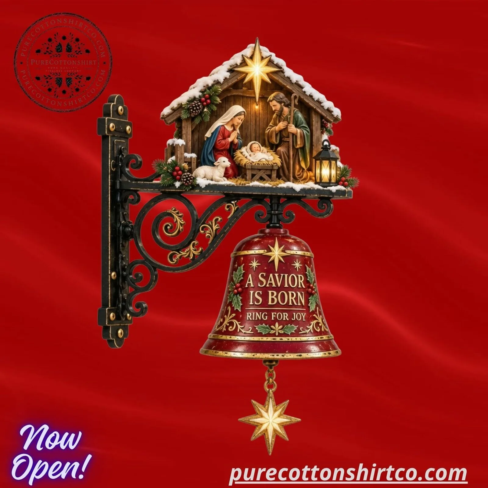 ✨ Jesus Nativity Christmas Door Bell - Welcome Christmas With The Story Of Jesus 5 ✨ Jesus Nativity Christmas Door Bell - Welcome Christmas With The Story Of Jesus