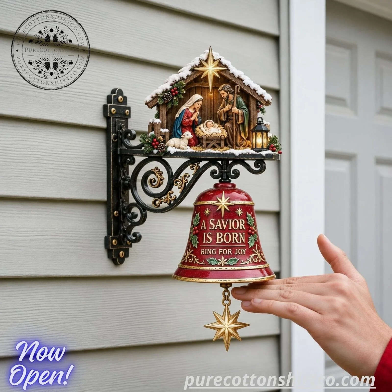 ✨ Jesus Nativity Christmas Door Bell - Welcome Christmas With The Story Of Jesus 6 ✨ Jesus Nativity Christmas Door Bell - Welcome Christmas With The Story Of Jesus