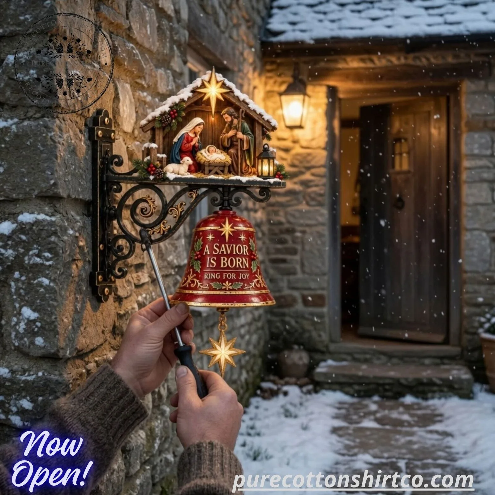 ✨ Jesus Nativity Christmas Door Bell - Welcome Christmas With The Story Of Jesus 7 ✨ Jesus Nativity Christmas Door Bell - Welcome Christmas With The Story Of Jesus