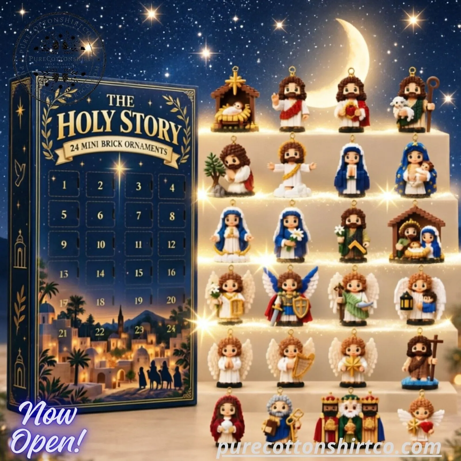 ✨ The Holy Story 24-Day Mini Ornament Advent Calendar 4 ✨ The Holy Story 24-Day Mini Ornament Advent Calendar