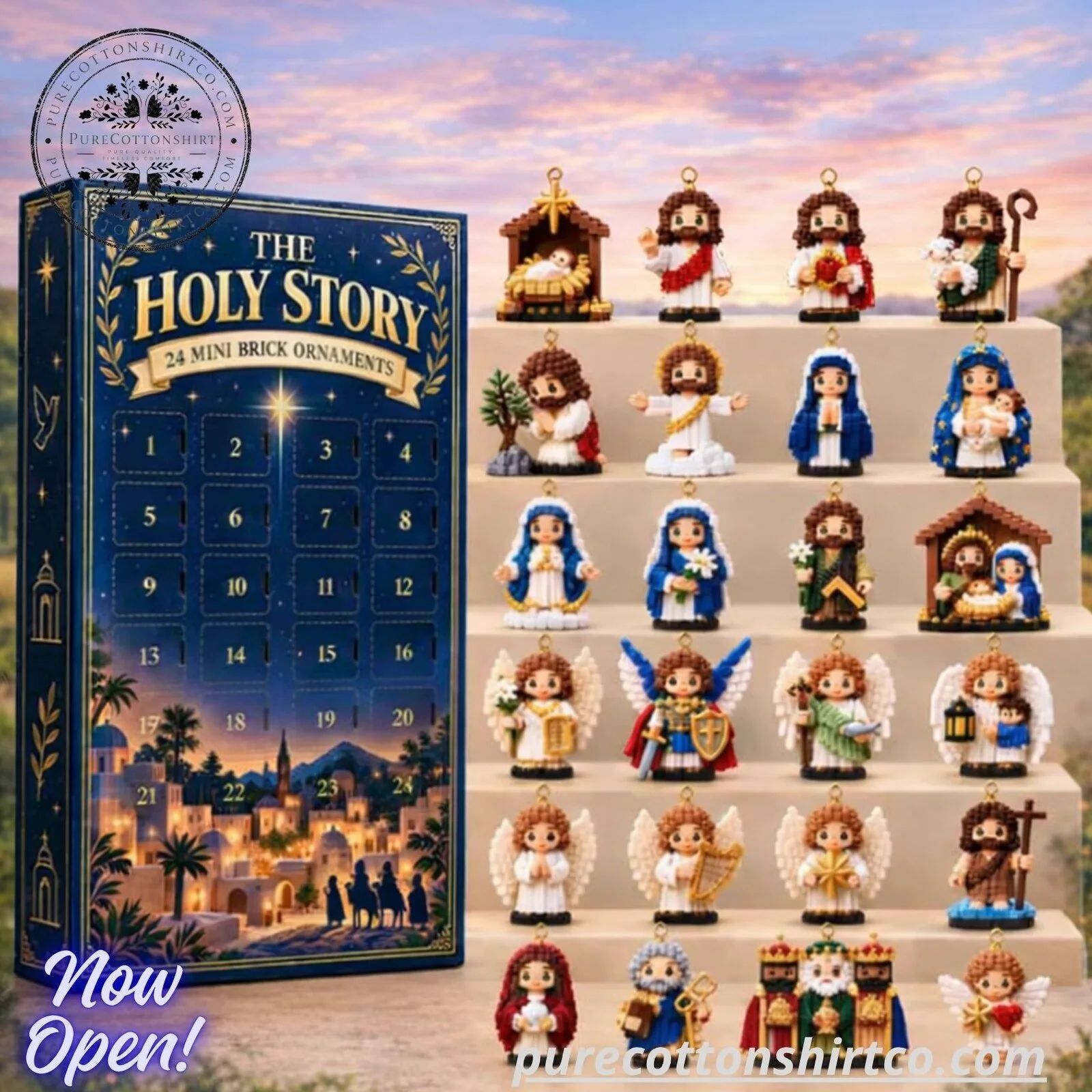 ✨ The Holy Story 24-Day Mini Ornament Advent Calendar 6 ✨ The Holy Story 24-Day Mini Ornament Advent Calendar