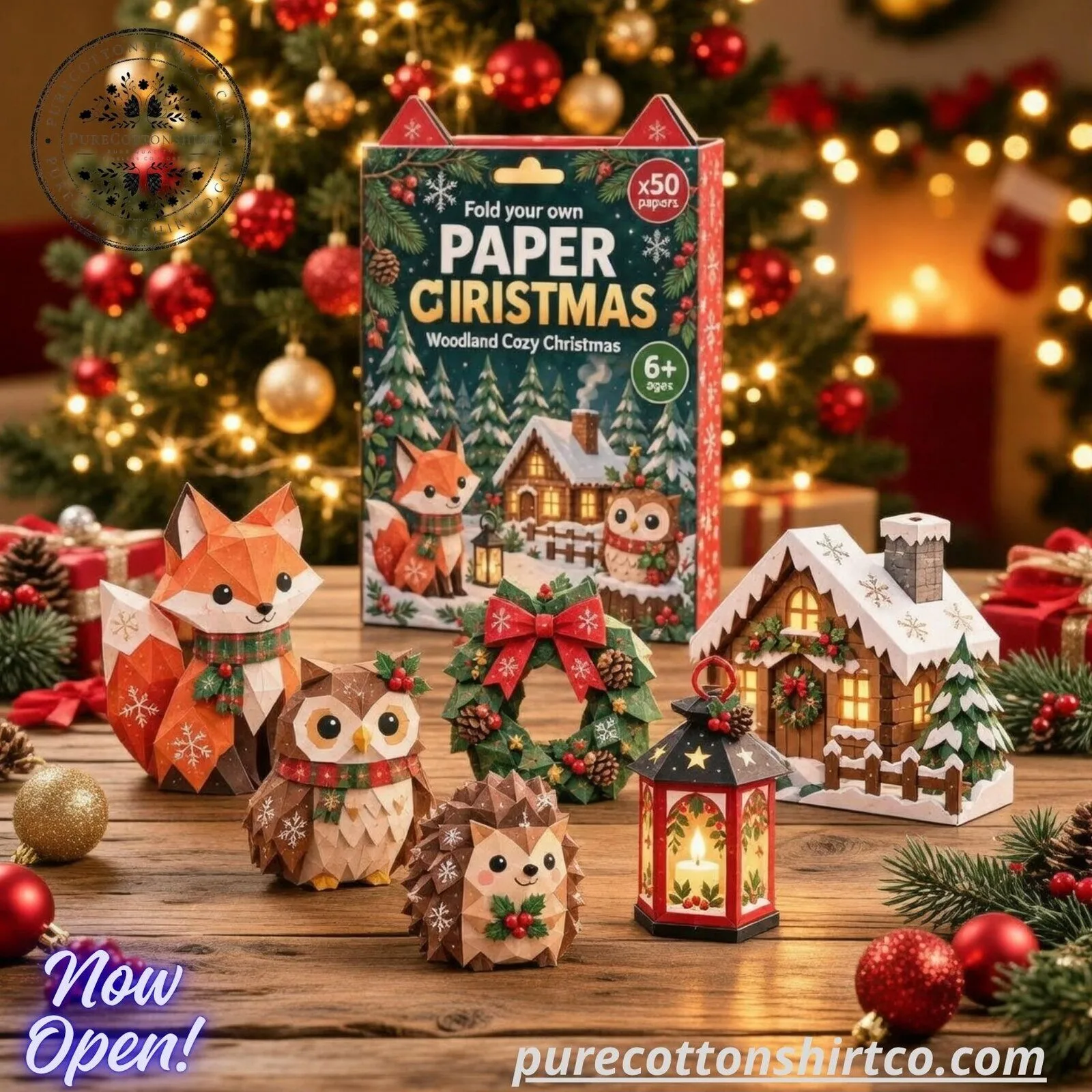 🎄DIY Paper Christmas Craft Kit– Fold & Create Your Own Holiday Decorations 5 Festive Themes 8 🎄DIY Paper Christmas Craft Kit– Fold & Create Your Own Holiday Decorations 5 Festive Themes