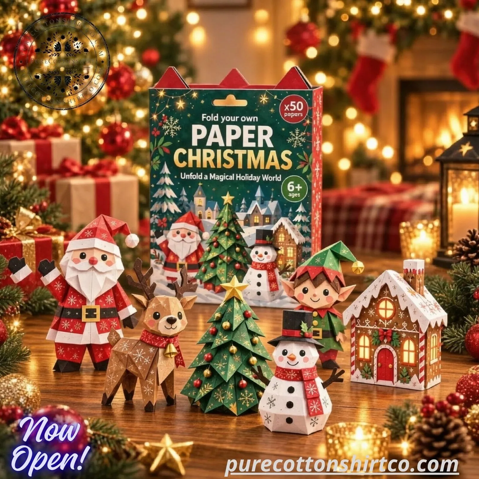 🎄DIY Paper Christmas Craft Kit– Fold & Create Your Own Holiday Decorations 5 Festive Themes 11 🎄DIY Paper Christmas Craft Kit– Fold & Create Your Own Holiday Decorations 5 Festive Themes