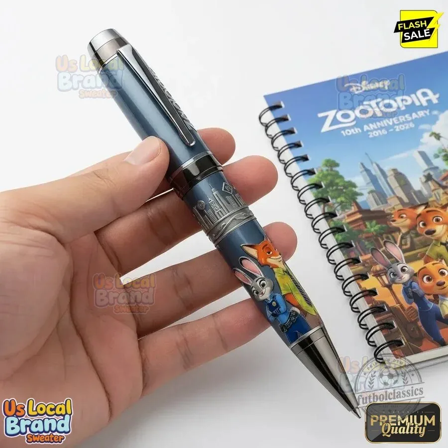 Zootopia 10th Anniversary Judy Hopps Nick Wilde Disney Rollerball Pen
