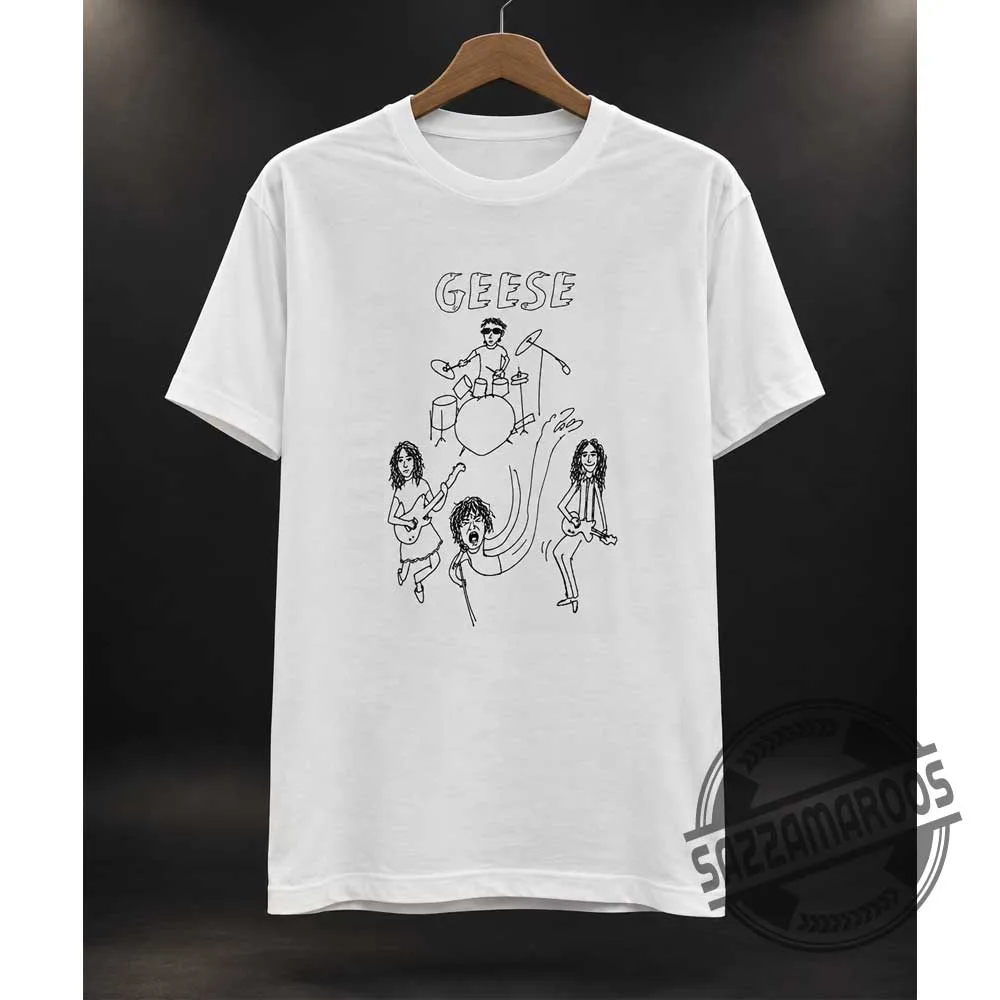 Geese Band Graham Coxon Blur Tribute T-Shirt (1) Geese Band Graham Coxon Blur Tribute T-Shirt