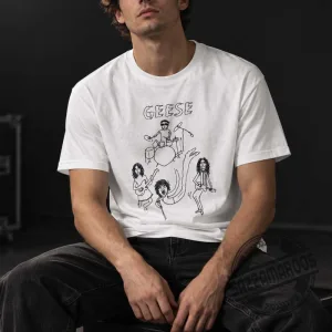 Geese Band Graham Coxon Blur Tribute T-Shirt 6 Geese Band Graham Coxon Blur Tribute T-Shirt