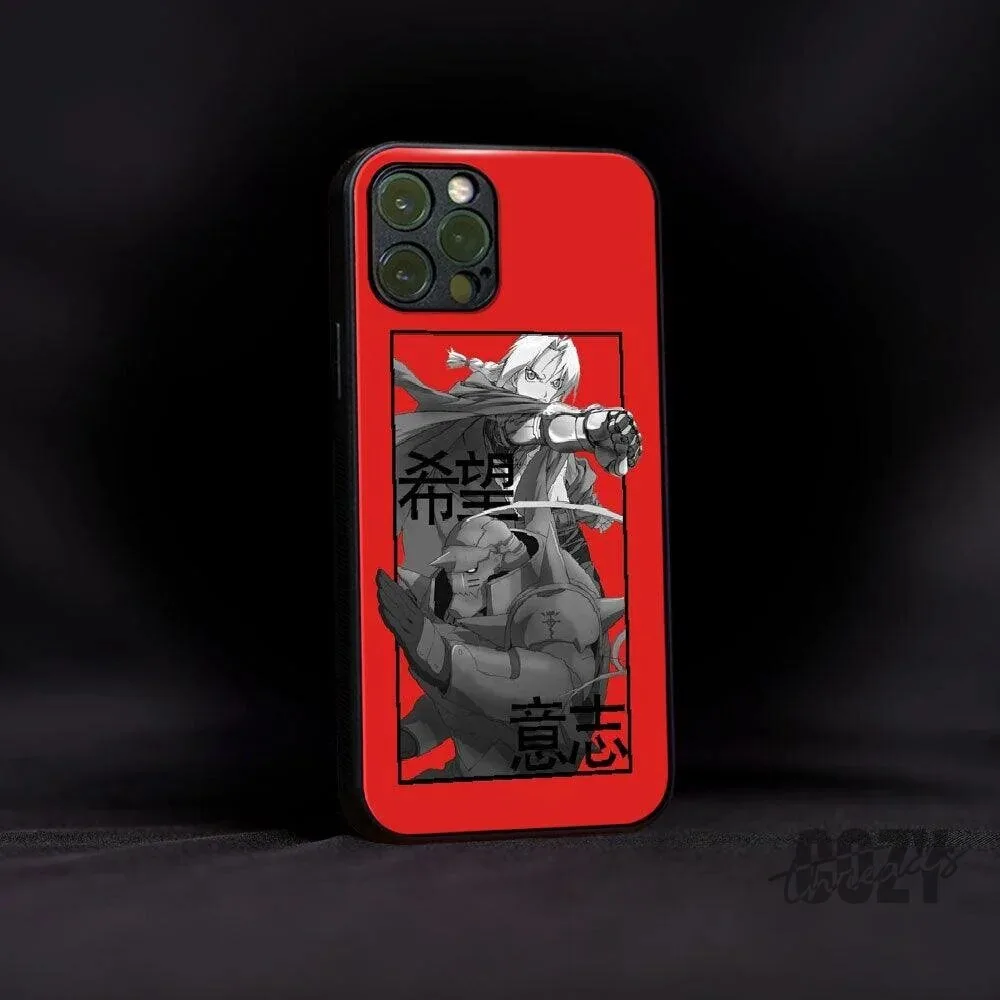 Anime Phone Case featuring Edward and Alphonse Elric from Fullmetal Alchemist