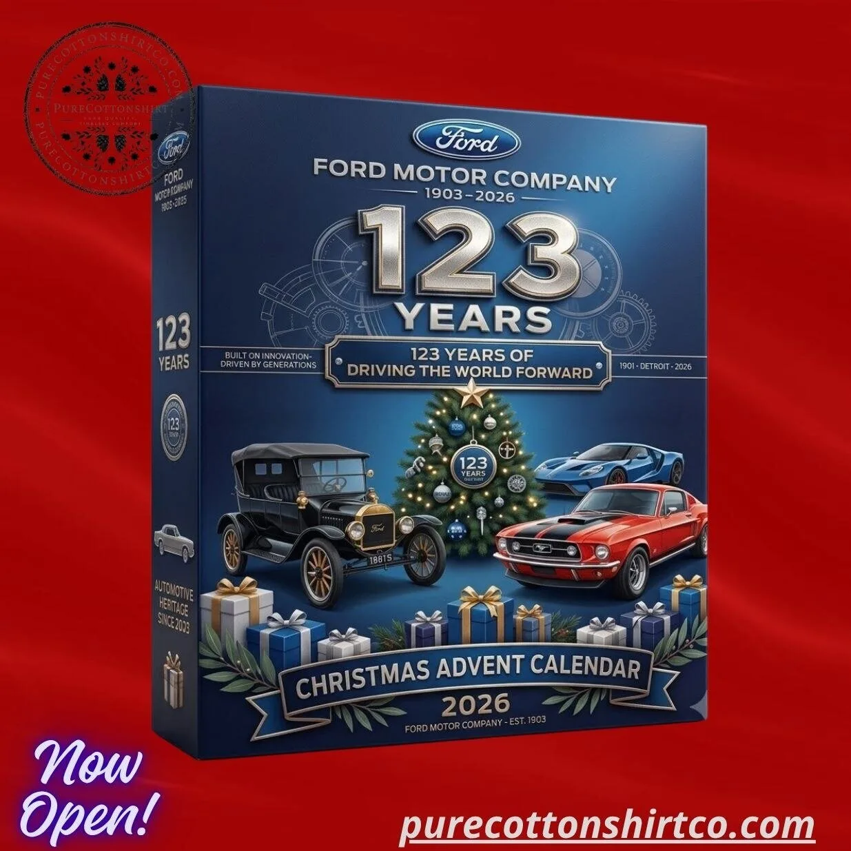 Ford Motor Company 123 Years Christmas Advent Calendar 2026 – 24 Mini Car Ornaments Set 5 Ford Motor Company 123 Years Christmas Advent Calendar 2026 – 24 Mini Car Ornaments Set