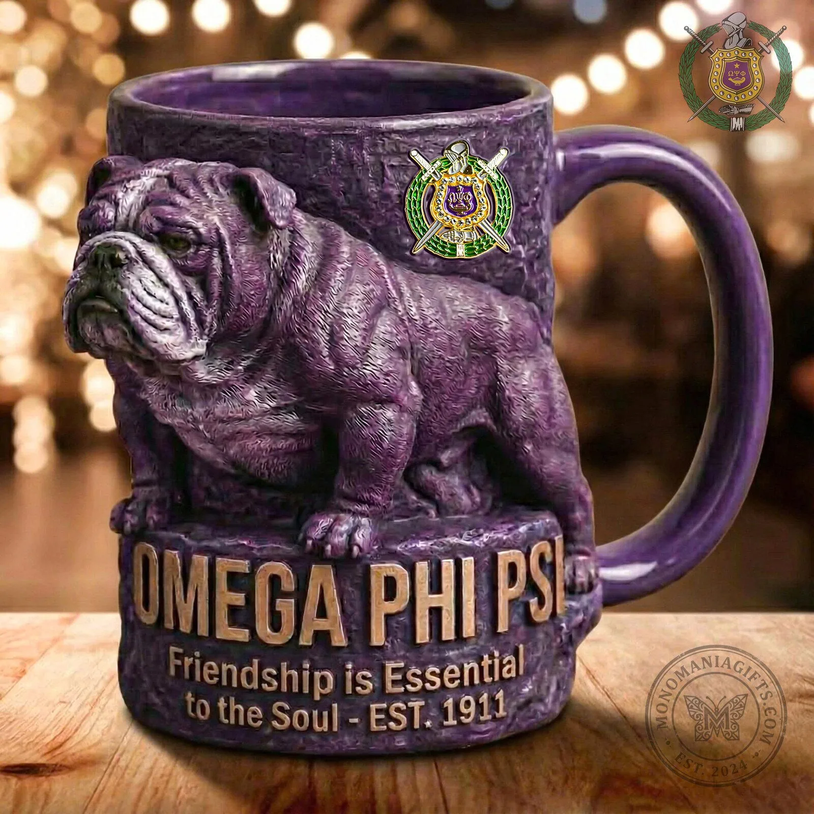Essential Mug for the Soul: Bulldog Friendship from Omega Psi Phi Fraternity