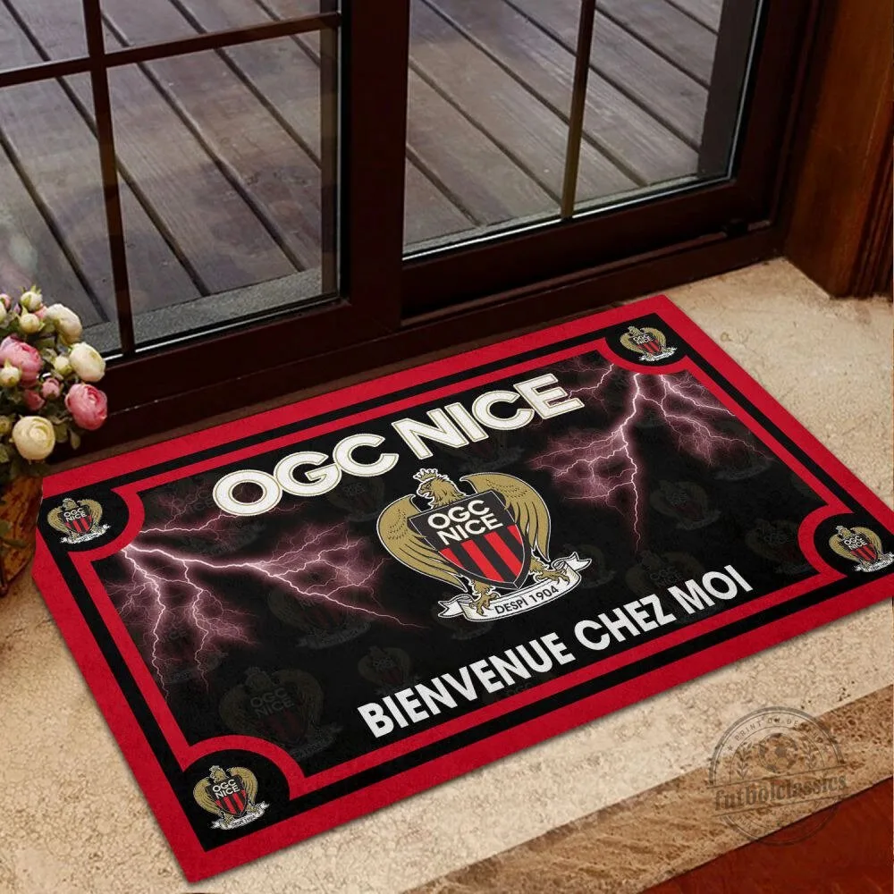 OGC Nice Football Club Welcome Home Doormat