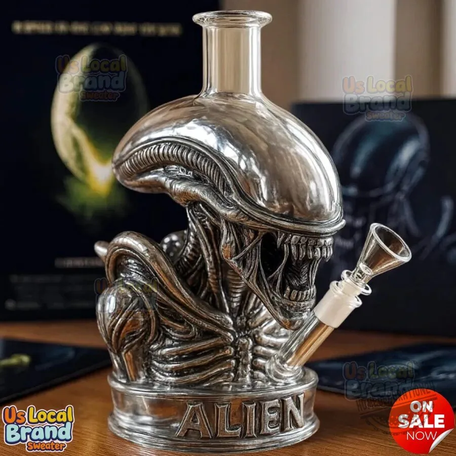 Alien Xenomorph Custom Glass Bong Smoking Pipe Water Pipe 3 Alien Xenomorph Custom Glass Bong Smoking Pipe Water Pipe