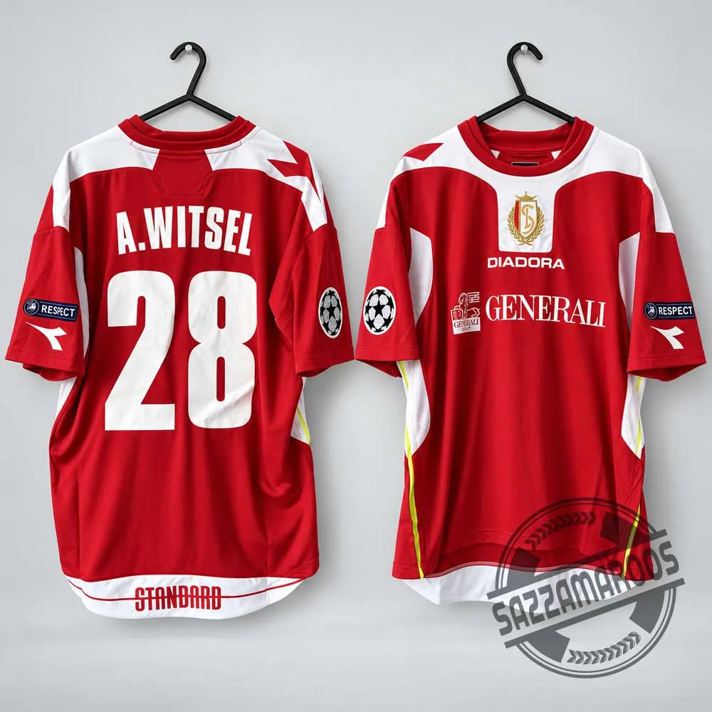 Vintage Standard Liège 2008/09 Home Jersey #28 A. Witsel Diadora