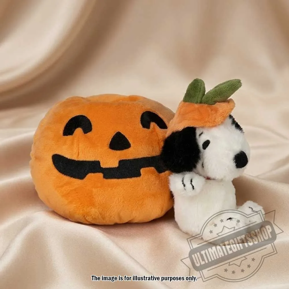 Halloween Snoopy Plush Toy with Pumpkin Costume (2) Halloween Snoopy Plush Toy with Pumpkin Costume – image 2 of 4