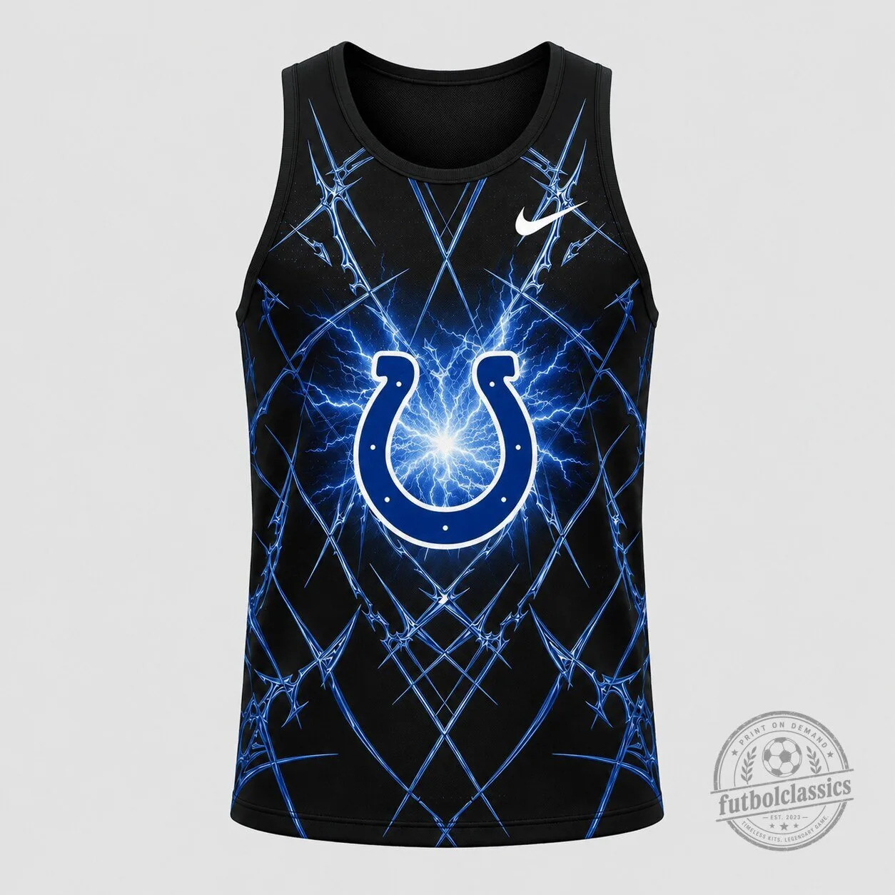 Indianapolis Colts Dynamic Lightning Bolt NFL Football Tank Top