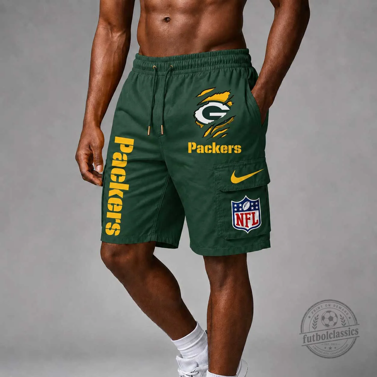 Green Bay Packers National Football League Cargo Shorts