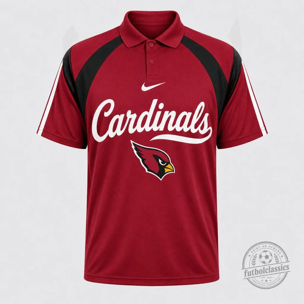 Arizona Cardinals Football Team Fan Apparel Polo Shirt for Men Arizona Cardinals Football Team Fan Apparel Polo Shirt for Men