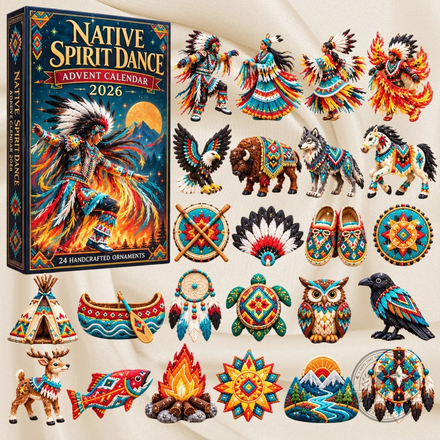 Native Spirit Dance Advent Calendar Gift For Christmas 2026