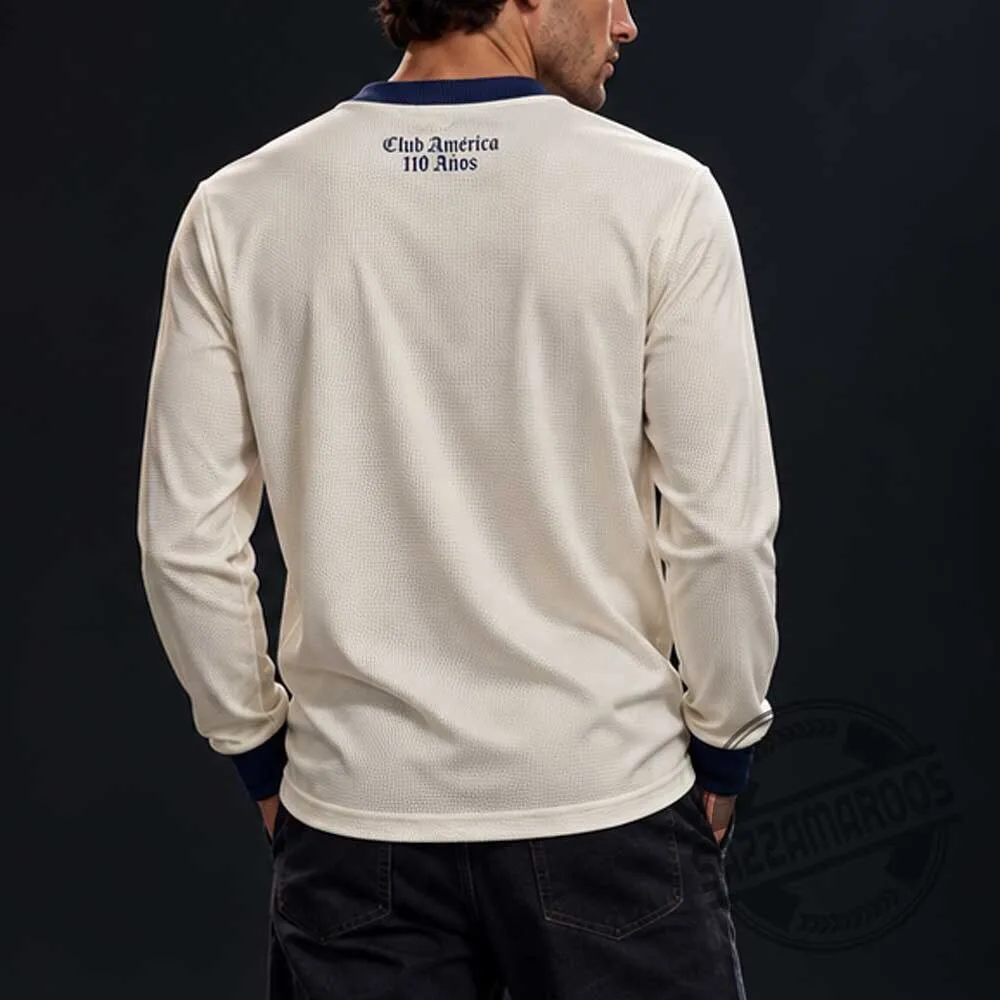 Adidas Club América 2026/27 110th Anniversary Pale Yellow Soccer Jersey 5 Adidas Club América 2026/27 110th Anniversary Pale Yellow Soccer Jersey