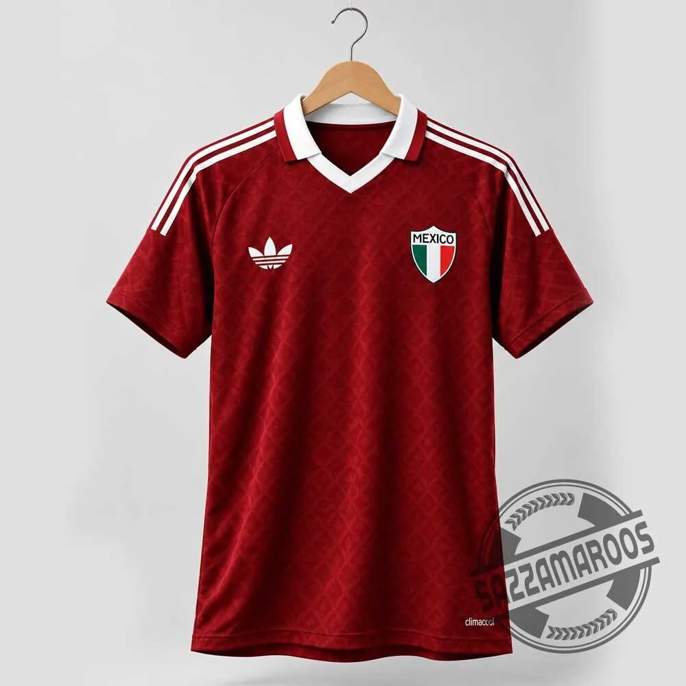 Adidas Mexico 2027 Centenary Concept Burgundy Jersey Shirt