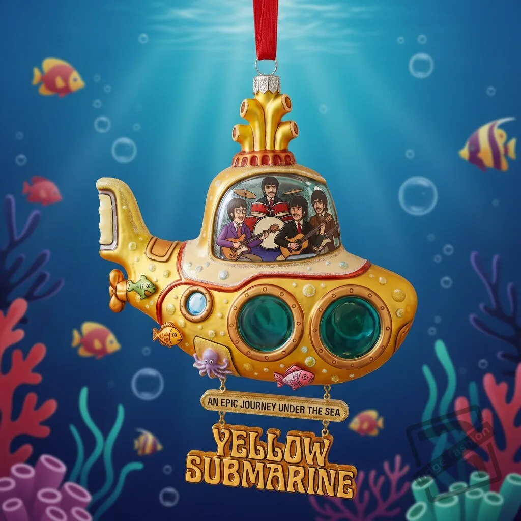 Yellow Submarine Music Legends Christmas Ornament
