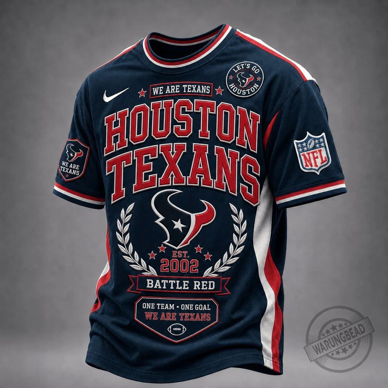 Houston Texans NFL Football Team Fan Game Day Jersey