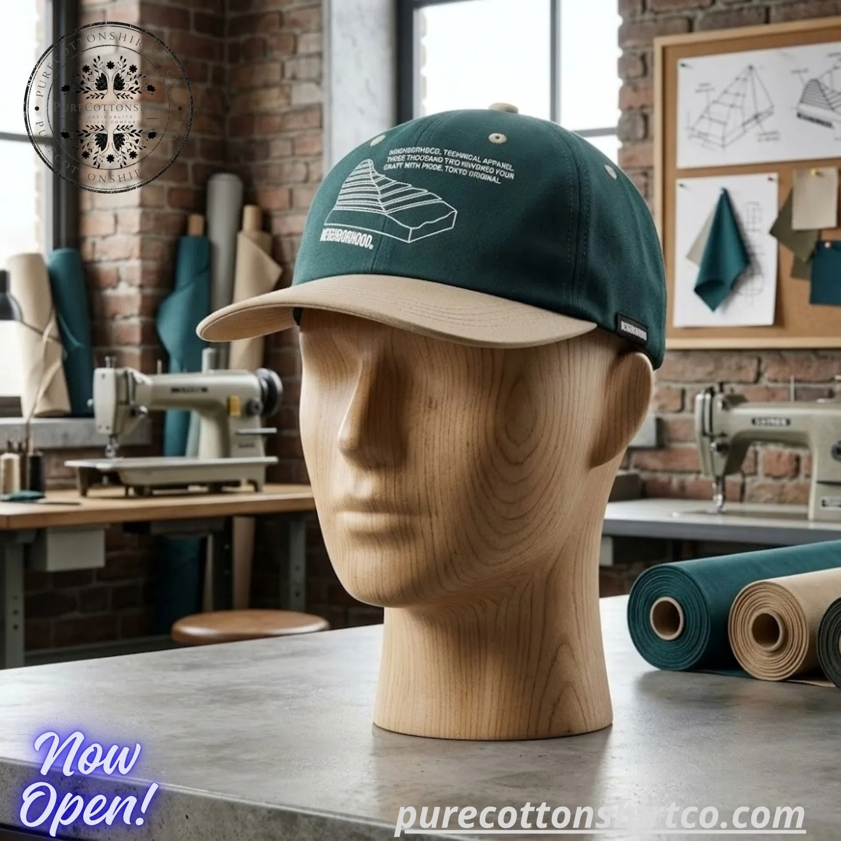 BTS Jungkook Neighborhood 26SS Bicolor Dad Cap (2) BTS Jungkook Neighborhood 26S/S Bicolor Dad Cap — image 3