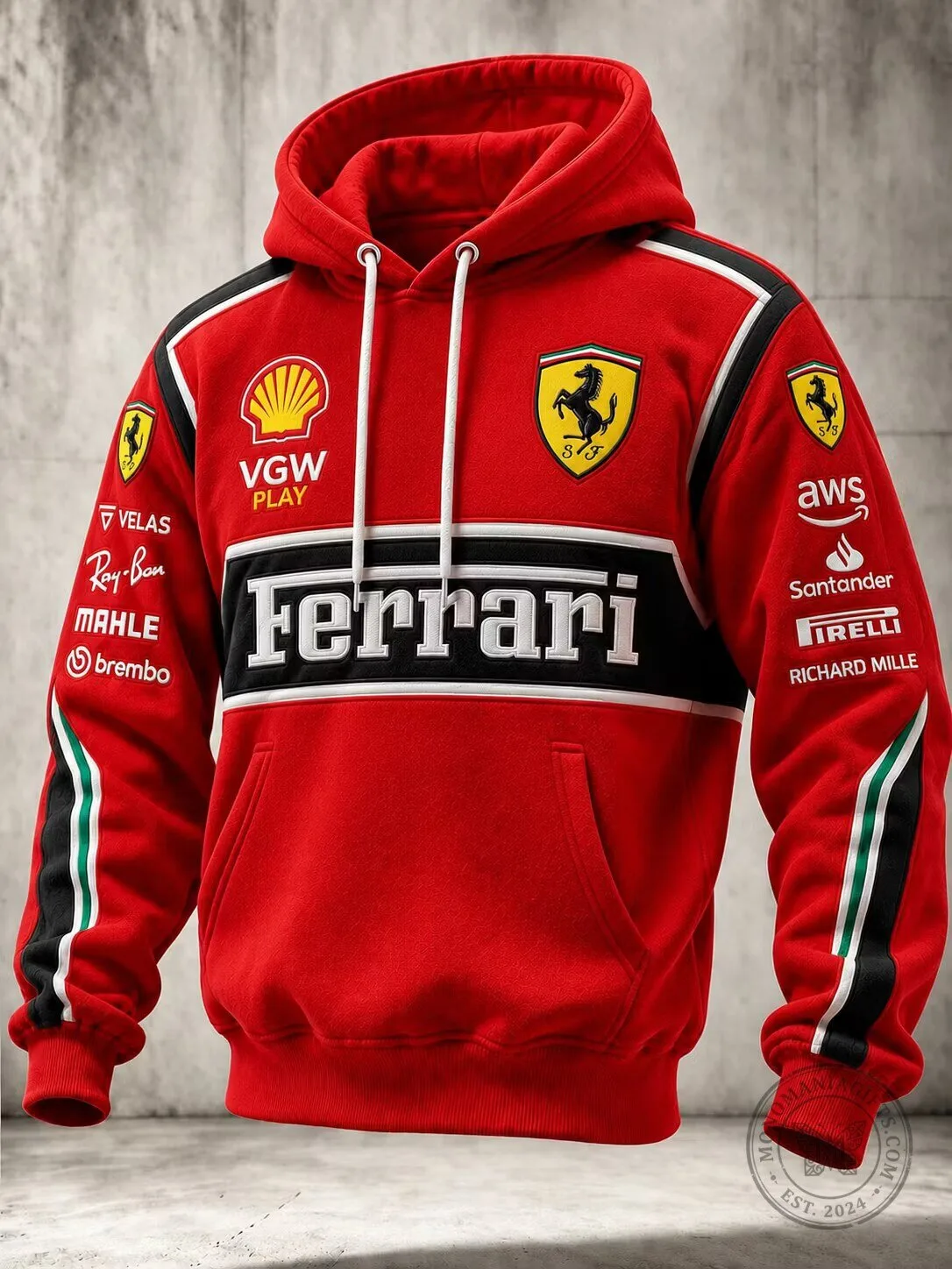 Ferrari Formula One Racing Team Red Hoodie
