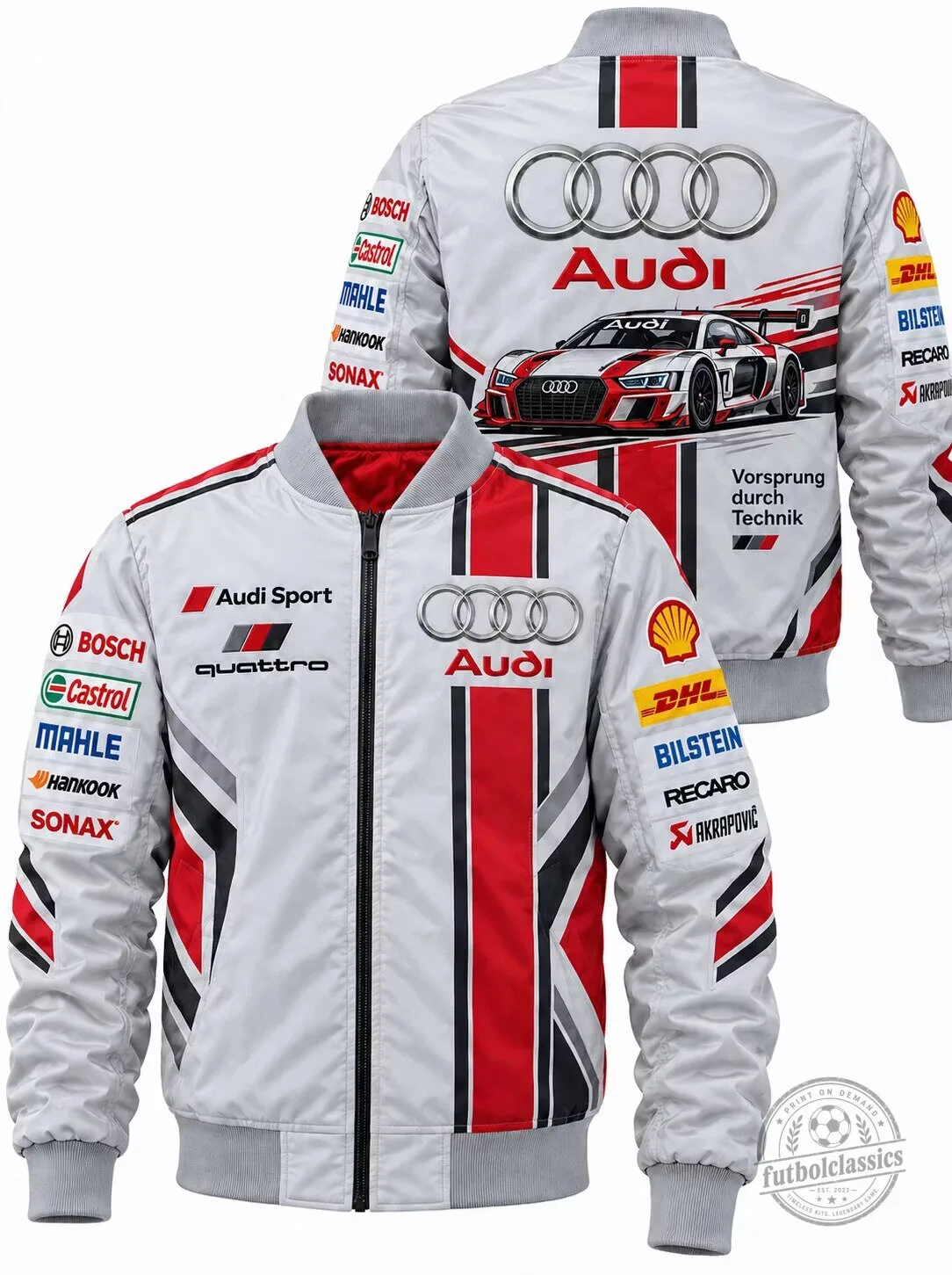 Audi Sport Quattro Racing Team Bomber Jacket
