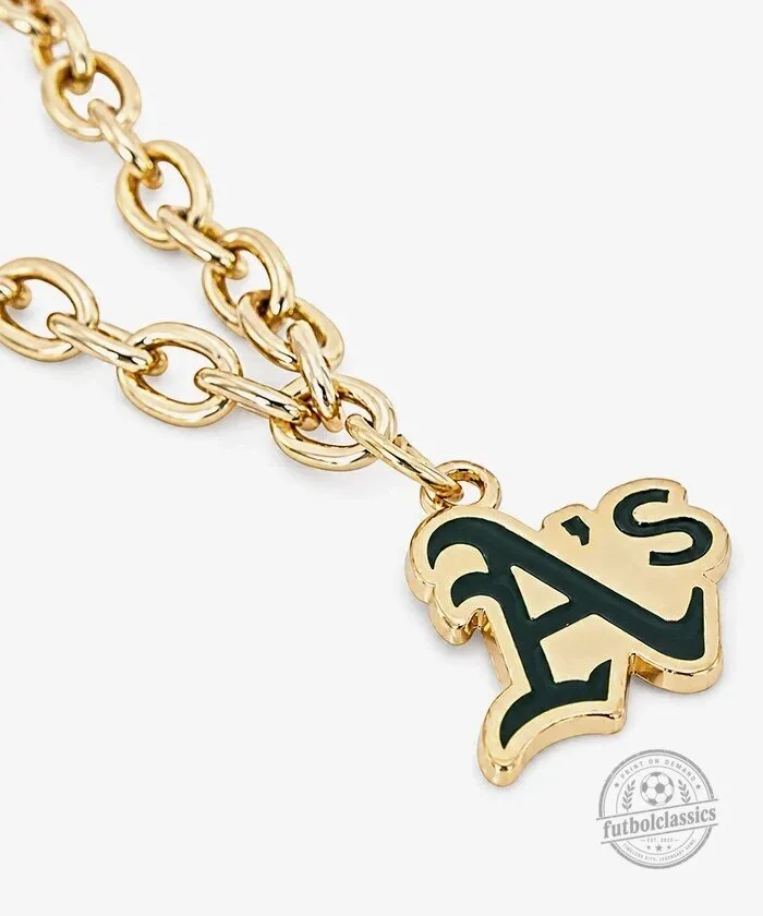 Oakland Athletics Baseball Charm Chain Gold Tone Keychain Accessory 8 Oakland Athletics Baseball Charm Chain Gold Tone Keychain Accessory